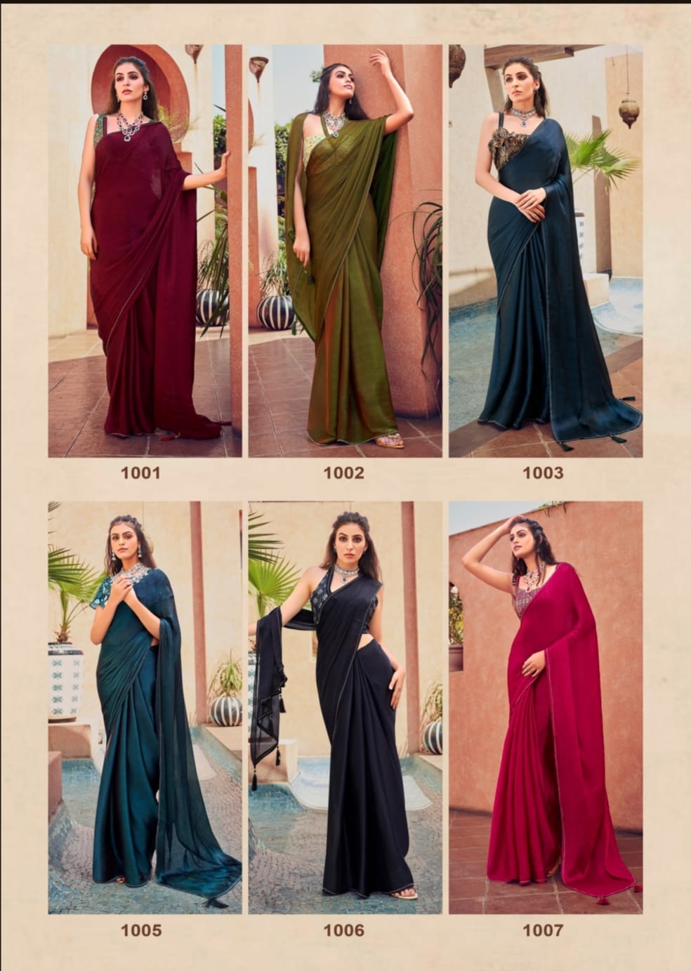 Neel Vol 5 Swarovski Mono Satin Party Wear Sarees Wholesale Price In Surat